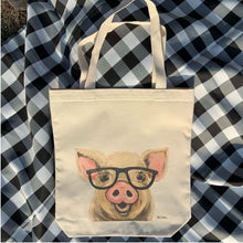 Load image into Gallery viewer, Posey the Pig Tote
