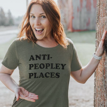 Load image into Gallery viewer, &quot;ANTI- PEOPLEY PLACES&quot; t-shirt
