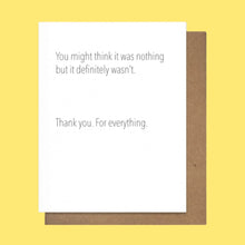 Load image into Gallery viewer, Sarcastic Thank You Card
