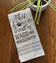 Load image into Gallery viewer, Waffle-Weave Dish Towel, Wigglebutt
