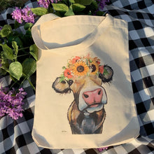 Load image into Gallery viewer, Hazel the Cow Tote
