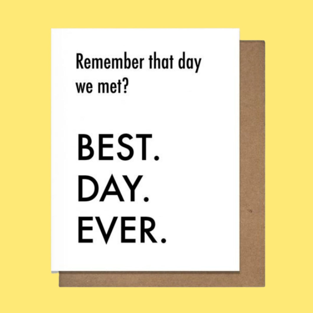 BEST. DAY. EVER.