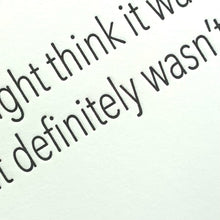 Load image into Gallery viewer, Sarcastic Thank You Card
