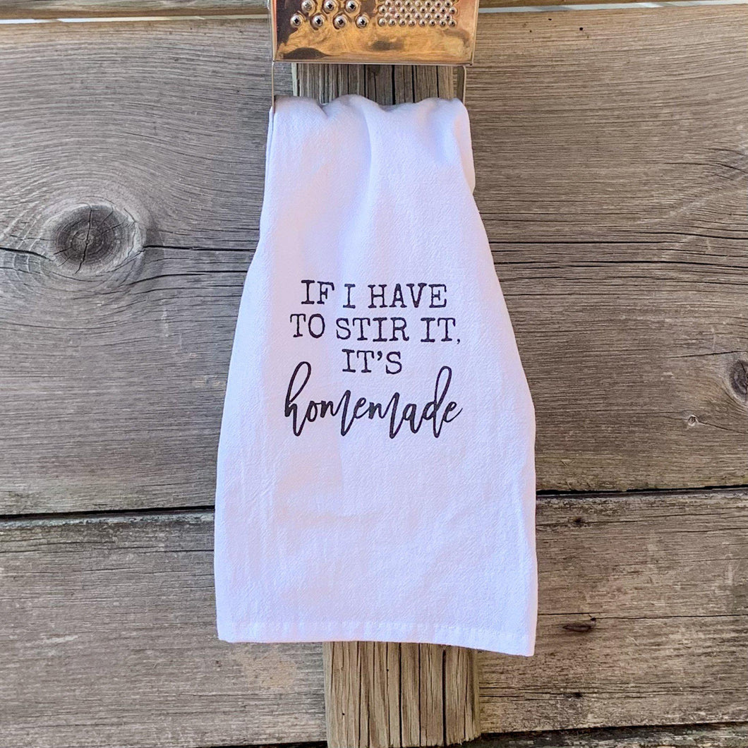 It's Homemade Flour Sack Towel