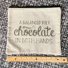 Load image into Gallery viewer, &quot;Chocolate IN BOTH HANDS&quot; travel bag
