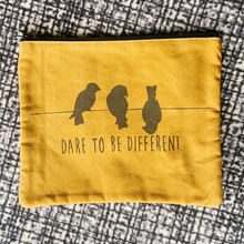 Load image into Gallery viewer, &quot;DARE TO BE DIFFERENT&quot; travel bag
