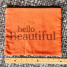 Load image into Gallery viewer, &quot;hello Beautiful&quot; cosmetic bag
